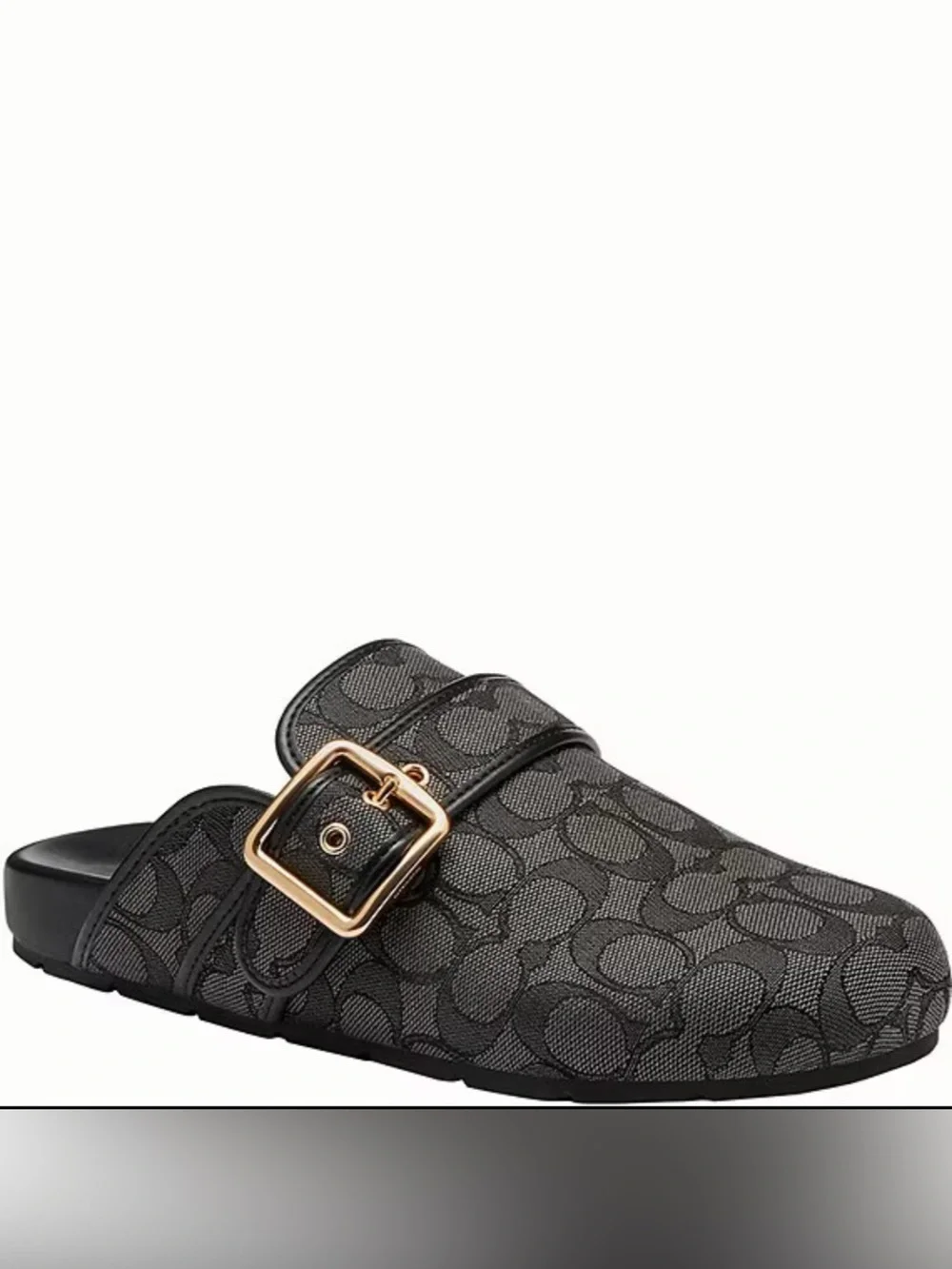 Coach Buckle Clogs Size 7